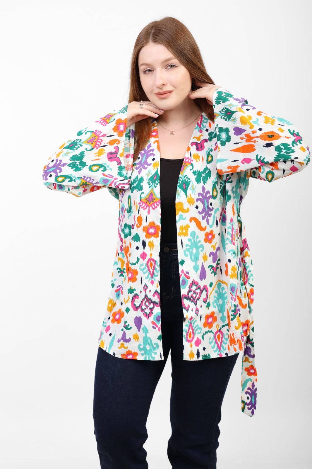 Rosy bloom cardigan 